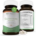 Glutathione Symmetry | S-Acetyl Glutathione Supplement | Antioksis & Detoxification Supplement | Natural Cellular Support | All- Natural, Vegan, Non-GMO, 120 caps