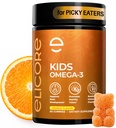 Premium Çocuklar Omega 3 Gummies – Orange Flavor Fish Oil for Kids – Omega 3 Gummies for Children – No Fish Burps – Brain, Eye & Immune Support – 2 Ay Supply