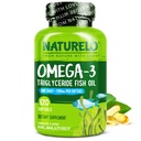 NATLO Burpless Omega 3 Fish Oil Supplement - 1100 mg Triglyceride Omega-3, EPA + DHA, Sıvı Fish Oil for Heart, Eye, Brain, Joint Health - 120 Softgels, 4 Ay Supply