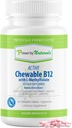 Naturals Active Chewable Methyl Folate Supplement for Women & Men, Cherry Flavor, 60 Tablets
