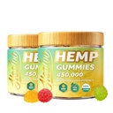 HOOLOO Hemp Gummies 450,000 for Deep Sound Bedtime Support and Discomfort Relief, Fruity Hemp Gummy Infused Omega 3, Vitamins, Made in USA