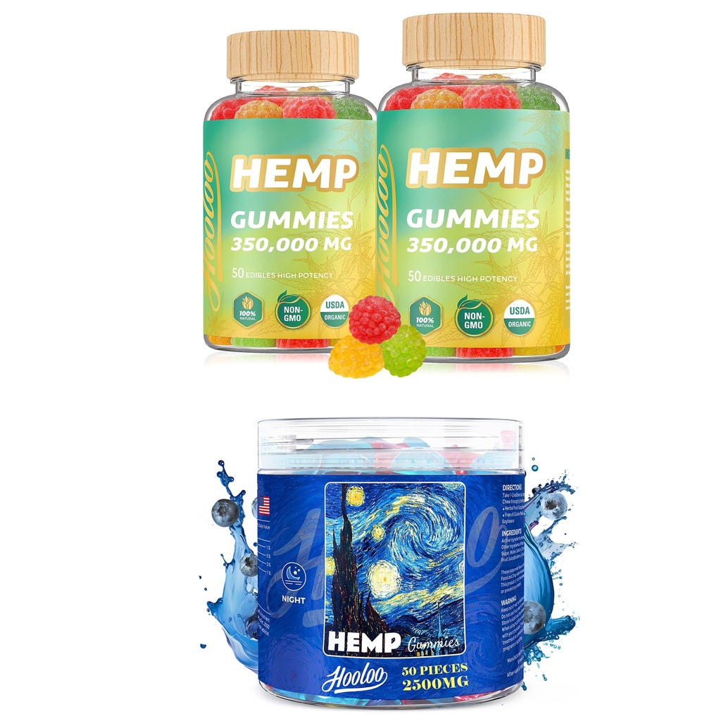 HOOLOO Hemp Gummies - 3 Packs