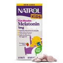 Natrol Kids Fast Dissolve Melatonin 1 mg, Diyetsel Supplement for Restful Sleep, Sleep Tablets for Kids, 30 Strawberry-Flavored Melatonin Tabletleri, 30 Day Supply