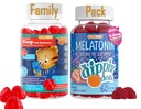 Melatonin Sleep Gummies Bundle Family Pack - Παιδιά & Ενήλικες 