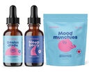 ΧαράΆνοιξη SleepBerry Melatonin με Elderberry, Saffron Supplement και Genius σταγόνες για παιδιά