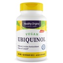 Sağlıklı Origins Vegan Ubiquinol (CoQ10), 100 mg - Kaneka Ubiquinol Supplements for Heart Health & Antioksi Support - Gluten-Free & Non-GMO Supplement - 60 Veggie Gels