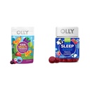 OLLY Kids Multivitamin + Probiotic and Sleep Gummies, 120 and 50 Count