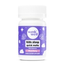 Wink Well Kids Melatonin Chewable Melts-Sleep Aid Chews with Melatonin 1mg- Quick Deep Toddler Sleep Aid, Drug-Free-Fast, Non-Habit-Forming Child Melatonin Dissolve Tabletleri- 30 Melatonin