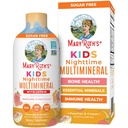 Kids Liquid Nighttime Multimineral by MaryRuth's | Bone Health | Immune Function | Bedtime Supplement | Kids Vitamins | Magnesium | Vegan | Sugar Free | 30-180 Servings | 15.22 fl oz