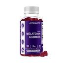 Çocuklar ve Yetişkinler için Vitamatic Melatonin Gummies - (2.5 mg 5 mg & 10 mg Dos) - 60 Vegan Gummies