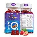 Çocuklar Uyku Gummies – Melatonin-Free Magnezyum Glycinate Sleep Support | Magnezyum, Kalsiyum, D3, B6 & L-Theanine | Gentle Bedtime Relaxation Gummies for Kids & Youth