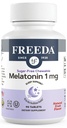 FREEDA Melatonin 1 mg Sugar-Free Chewable Tabletler - Doğal Meyve Flavor 3 ve Yukarı Yetişkinler için Uyku Yardımı - Doğrulama, Vegan, Gluten-Free, Kosher - ABD'de (90 Count)