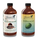 Herbal Connections Organik Soursop & Black Tohum Bitters Sche - Doğal Plant-Based Materialss for Gentle Detox & Digestive Health Two Şişes, 32 Ounces (16 Ounces each), 64 Hizmetler