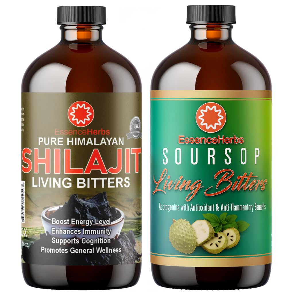 Soursop Bitters & Shilajit Bitters Sche: Natural Complete Herbal Drink