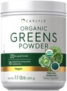 Carlyle Organik Yeşiller Toz | 17.6 oz Supplement | Relieves Occasional Gas, rahatsızlık & Bloating | 20+ Superfoods, 18 Digestive Enzymes, ve Prebiyotikler | Vegan, Non-GMO ve Gluten Free