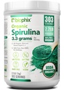 biophix Organic Spirulina Powder, 2.2 Lbs 100% Pure Spirulina Blue Green Algae Powder, Vegan, Non GMO, Non-Irradiated, USDA Certified, Best Protein Superfood