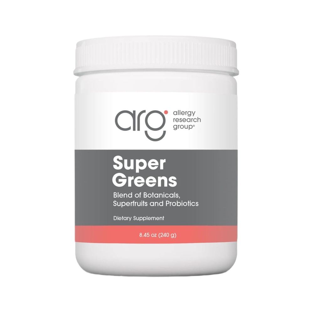 ARG Super Greens Powder - Παραδίδει 4,4 g Greens Blend - Συμπλήρωμα πράσινης σκόνης θρεπτικών συστατικών - Chlorella & Spirulina Powder - Συνολική υποστήριξη υγείας & ευεξίας - 30 εξυπηρετήσεις - 8,45 oz