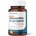 Lycopene 50 mg Supplement ile Astaxanthin 24 mg, 100 Vegetarian Capsules, Non-GMO, Gluten Free