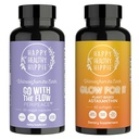 Mutlu Sağlıklı Hippie Glow for It Astaxanthin Supplement & Go with The Flow Perimenopause Supplements for Women