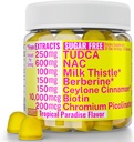 Sugar Free Gummies Gummies with Chromium Picolinate TUDCA NAC Organic Ceylon Cinnamon Milk Butle Berberine | Capsules Toz Supplements Alt | Bile Salts N-Acetyl-L-Cysteine Biotin N-Aetylcysteine