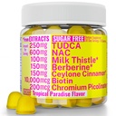 Sugar Free Gummies Gummies with Chromium Picolinate TUDCA NAC Organic Ceylon Cinnamon Milk Butle Berberine | Capsules Toz Supplements Alt | Bile Salts N-Acetyl-L-Cysteine Biotin N-Aetylcysteine