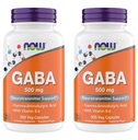 Şimdi GABA 500 mg Capsules, Premium GABA Stres Yardımı için Tamam, Vejetaryen, Vegan ve Kosher Friendly, Dengeli Beyin Fonksiyonu için ideal *, 300 Capsules (Pack of 2)