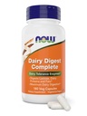 Now Dairy Digest Complete, 180 κάψουλες λαχανικών, υποστήριξη γαλακτόζης*, ένζυμα ανοχής γαλακτοπαραγωγής*