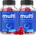 NutraChamps Multivitamin for Men, 240 Count, Vitamins A, B, C, D, E, Biotin, çinko, Mens Gummy Multivitamins Supplement, Chewable Daily Multi Gummy Vitamins for Men (Pack of 2)
