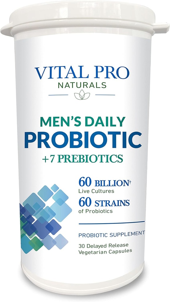 Vital Pro Naturals - Erkeklerin Günlük Probiyotik Plus Prebiyotiks 30 Capsules