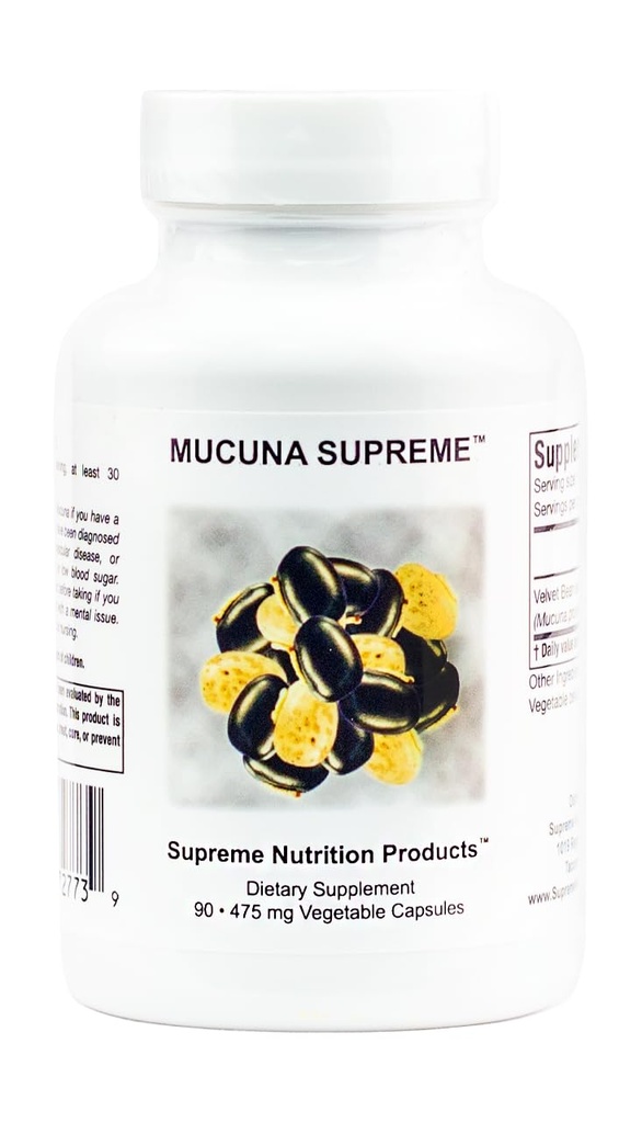 Yüksek Beslenme Mucuna Yüksek, 90 Pure Cowhage Vegetarian Capsules