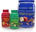 Doğa Tüm Sağlık Sisteminin Dengesi - Tüm Gıda Meyveleri ve Veggies ve Fiber & Spice Supplements - 30 Her Şeye Hizmet Ediyor