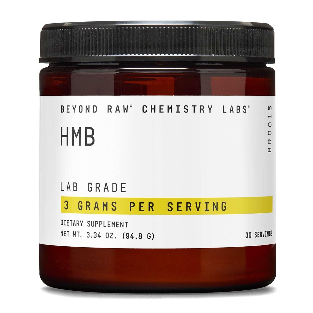 BEYOND RAW Chemistry Labs HMB Toz, Performansı artırmak, 30 Hizmet