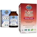 Erkekler için Life Multivitamin - Vitamin Kodu 50 & Vejetaryen Omega 3 6 9 Supplement - Raw CoQ10 Chia Seed Oil Whole Food Nutrition with Antioksi Supportoxy Support