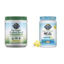 Garden of Life Raw Organic Perfect Food Green Superfood Juiced Greens Powder - Original Stevia-Free & Vegan Protein Powder - Raw Organic Meal Replacement Shakes - Vanilla