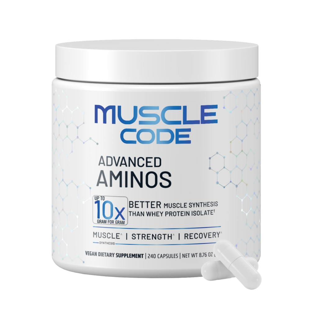 NAUTILUS Kas Kodu Temel Amino Asit Capsules – Kas Synthesis & Tamir & Güçlü – Unflavored – 60 Hizmet - Klinik olarak Studied – 0g Sugar, Keto, Vegan, Gluten Free, Dairy Free,