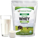 Z Doğal Gıdalar Organik Whey Protein Yoğunluğu - Nutrient-Dense Grass Whey Protein Tozu - Temel Beslenme ve Fitness için Temel Amino Asitler ile Soğuk Süreçlenmiş, Unflavored, 1 lb