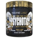 Insane Labz Psychotic Gold, High Stimulant Pre Workout Powder, Extreme Lasting Energy Focus, Pumps and Endurance with Beta Alanine, DMAE Bitartrate, NO Booster (35 Servings, Gummy Candy)