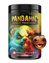 Yeraltı Biyo LaboratuvarlarıTM Panda Supps - Pandamic Extreme Pre-Workout V2: Focus, Pump and Energy for Men and Women (25 hizmet)(Peach Gummy Ring)