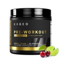 Kaged Pre Workout Elite Stim Free Toz | Cherry Limeade | Kretine, Beta Alanine, L-Citrulline | No Caffeine | 20 Servisler