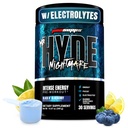 ProSupps Bay Hyde Nightmare Pre Workout Toz with Caffeine & Beta Alanine - Intense Energy, mental Focus & Performance - Gym & Fitness Supplements (Black N' Blueberry, 30 Hizmet)