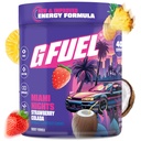 G Fuel Miami Nights 2.0 Energy Drink Toz, Pre Workout Caffeine Mix for Game, Sugar Free Focus replica, Vitamin + Antioksis, 8.7oz (Strawberry Pina Colada, 40 hizmet)