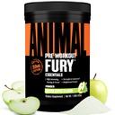 Animal Fury Pre Workout Toz - Green Apple, 350 mg Caffeine, BCAA Amino Asits, 2g Alanine, Citrulline & Tyrosine, Enerji, Focus, Strength, Endurance, Erkekler ve Kadınlar için Preworkout, 30 Hizmet
