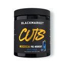 BLACKMARKET CUTS Pre Workout – Flavored Energy Tozed Drink Mix for Men & Women, Great for Muscle Definition, Thermogenic, Kretine Free, (Mavi Razz, 30 Hizmet)