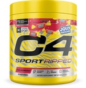 C4 Sport Rippped Preworkout Powder - Jolly Rancher Cherry - NSF Certified for Sport - Elite Hydration - 200mg καφεΐνη + Creatine + Beta-Alanine - Ηλεκτρολύτες και ενέργεια - 20 Υπηρεσίες
