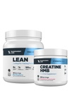 Gap Labs Lean Pre-Workout (30 hizmet, Blue Raspberry) & Kretine HMB (30 hizmet, Strawberry Lemonade)