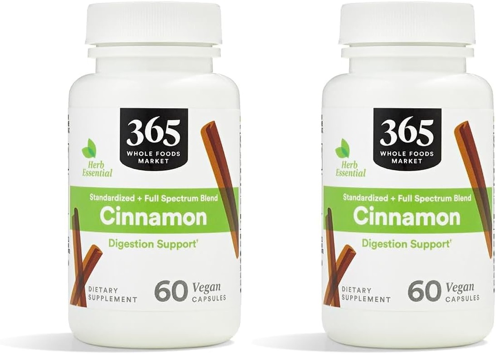 365 By Whole Foods Market, Κανέλα, 60 Count (Pack of 2)