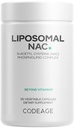 Codeage Liposomal NAC Supplement - N-Acetyl L-Cysteine Amino Acid - 2 Μήνες Προμήθεια - Free-Form NAC - Phospholipid Complex - Vegan, N-GMO, Gluten-free, Dairy-Free - 120 Κάψουλες