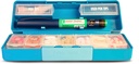 GMS Group Medical Supply, LLC Diabetic Pen Case & 7 Day Medicine Organizer - Diabetik Malzemeler için Seyahat Kiti - Bir Glance Tıp Hatırlatıcısı - Yeni & Kullanın