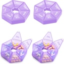 Εβδομαδιαία Hill Organizer Μεγάλη 7 ημέρα Hill Box Organizer Καθημερινή περίπτωση ιατρικής για τη βιταμίνη ψάρια χάπια Συμπληρώματα Αρθρίτιδα Φιλική