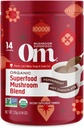 Om Mushroom Superfood Peppermint Hot Chocolate Mix – Cocoa Mushroom Toz Aslan'ın Mane, Reishi, Chaga & Türkiye Tail – Immune Health, Focus & Stress Support – 444 oz Canister (14 hizmet)